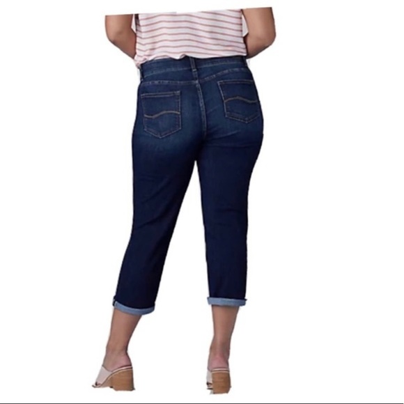 NWT! Lee Flex Motion Regular Fit Jean Capris size 16 - Picture 7 of 7